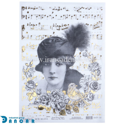 خرید کاغذ دکوپاژ، خرید دکوپاژ برنجی، خرید دکوپاژ طلاکوب، خرید وسایل دکوپاژ در ایران کادنس ،کادنس